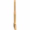 Ekena Millwork Saratoga Rough Sawn Timber Gable Bracket, Western Red Cedar, 84"W x 42"H x 2"D x 6"F, 12/12 Pitch GBW084X42X0206SAR00RWR - alternate 5
